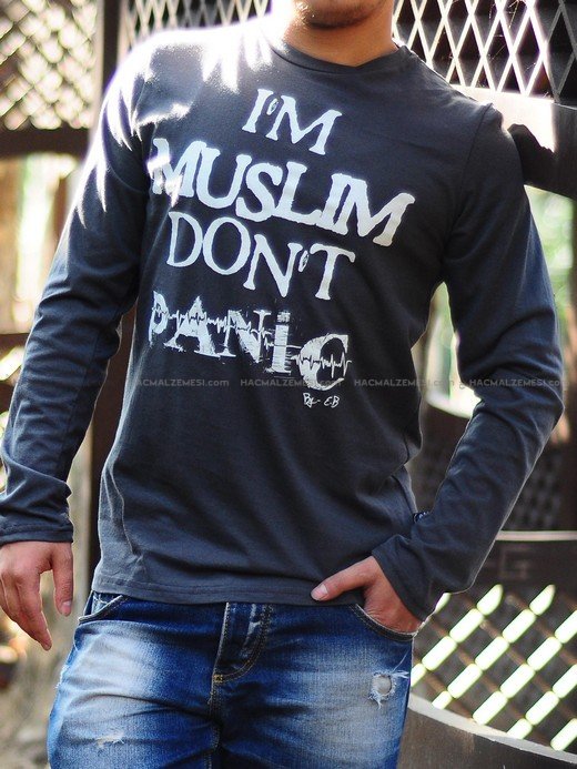I'm Muslim Don't Panic - Gri Uzun Kol