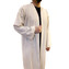 Namaz Cübbesi Astarsız - Krem Kareli