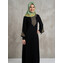 Yakma Desenli Dubai İpeği Ferace - Hafsa Sultan 2