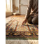 160 Tarak Bambu İpek İran Halı Seccade Yeşil (125x80 cm) - El İşçiliği Saçaklı Vazolu Desen
